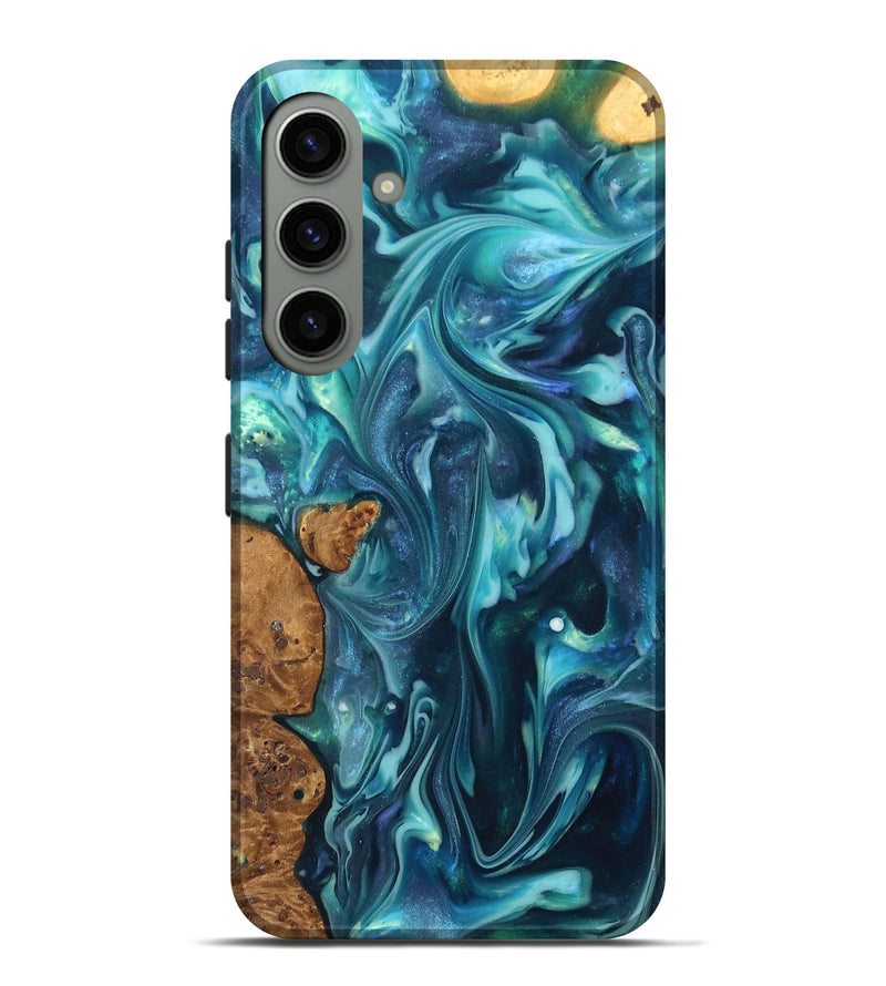 Galaxy S24 Plus ResinArt Live Edge Phone Case - Madisen (Ancient Olive, 819335)
