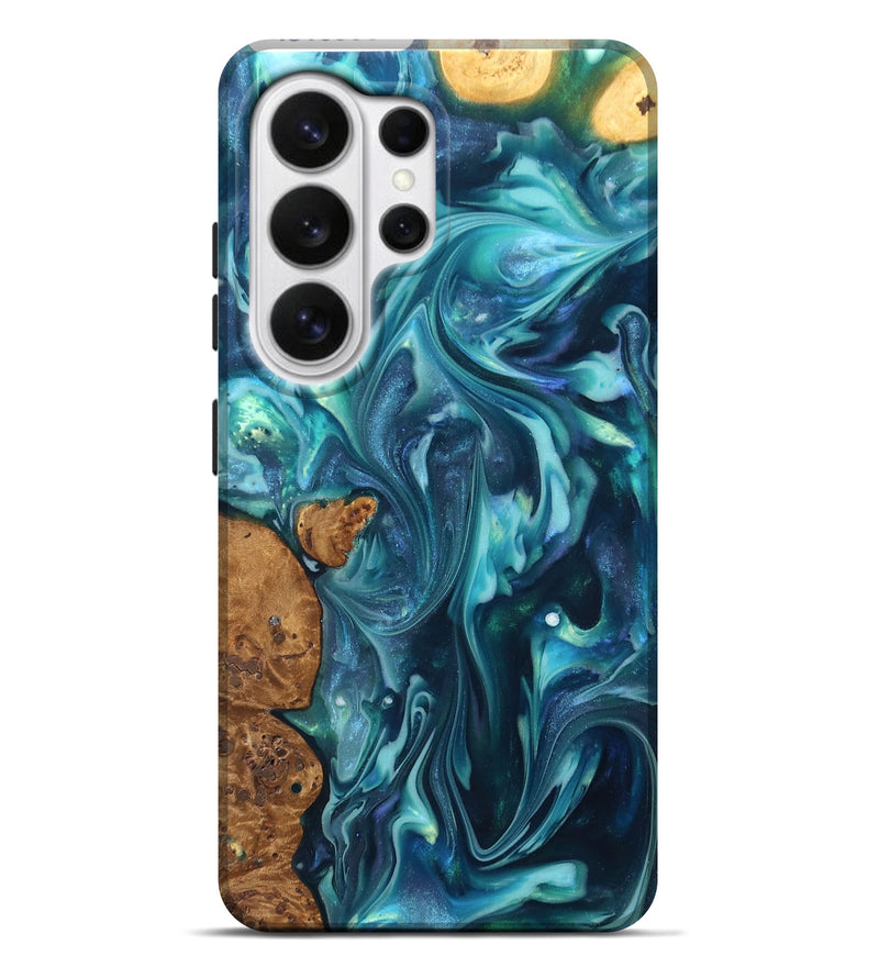 Galaxy S26 Ultra ResinArt Live Edge Phone Case - Madisen (Ancient Olive, 819335)