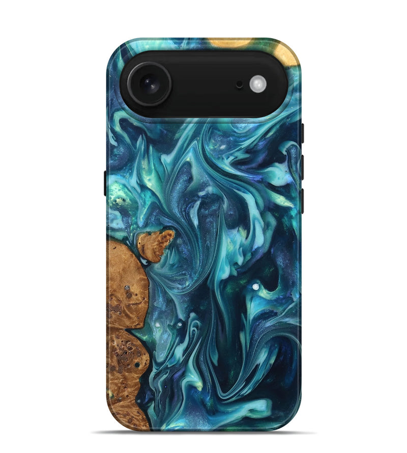iPhone 17 Air ResinArt Live Edge Phone Case - Madisen (Ancient Olive, 819335)