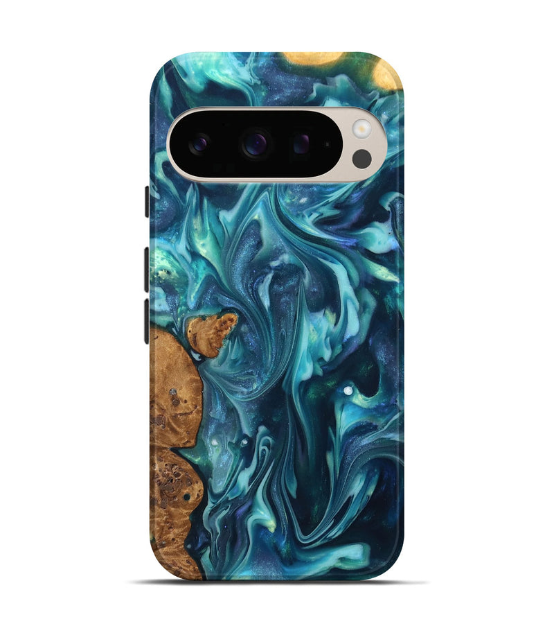 Pixel 10 ResinArt Live Edge Phone Case - Madisen (Ancient Olive, 819335)