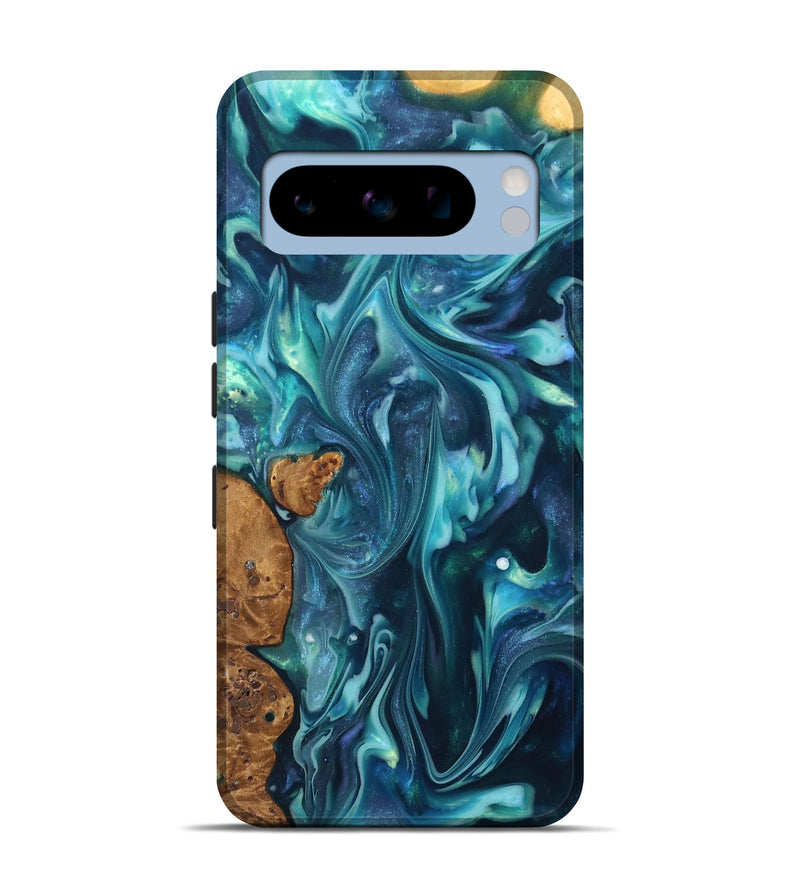 Pixel 8 Pro ResinArt Live Edge Phone Case - Madisen (Ancient Olive, 819335)