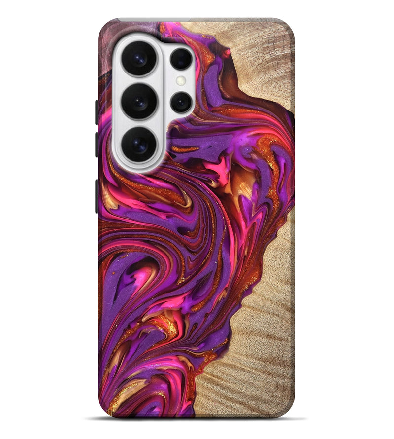Galaxy S26 Ultra Wood Live Edge Phone Case - Devonta (Red, 819336)