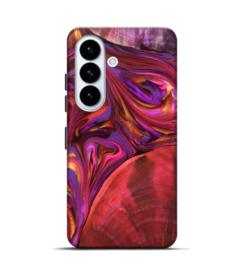 Galaxy S26 Wood Live Edge Phone Case - Dane (Red, 819337)