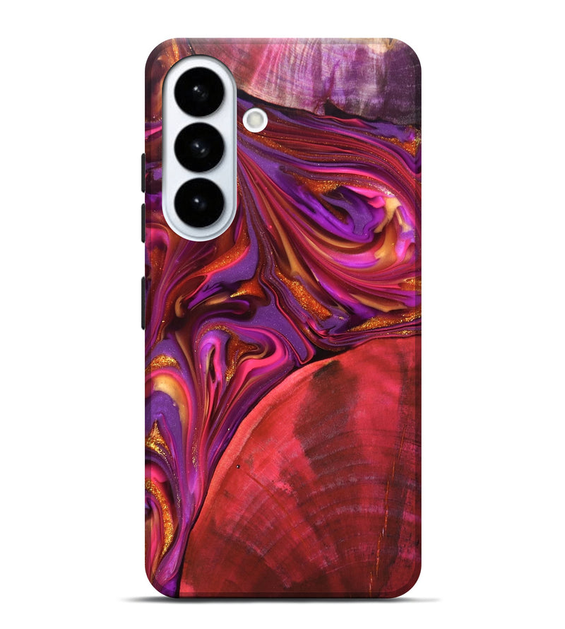 Galaxy S26 Plus Wood Live Edge Phone Case - Dane (Red, 819337)