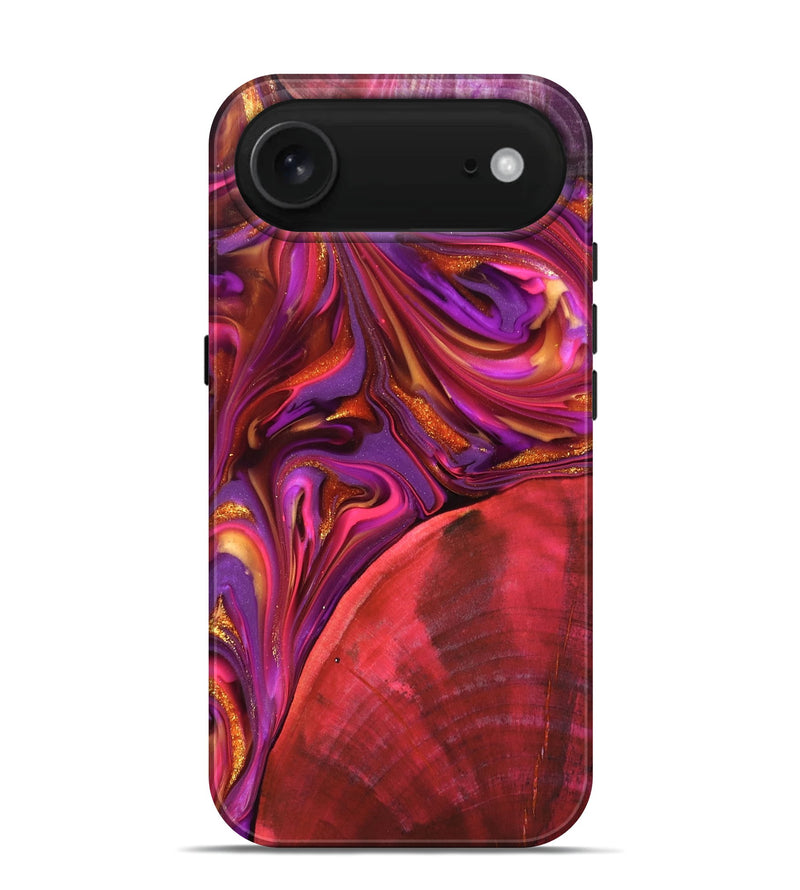 iPhone 17 Air Wood Live Edge Phone Case - Dane (Red, 819337)