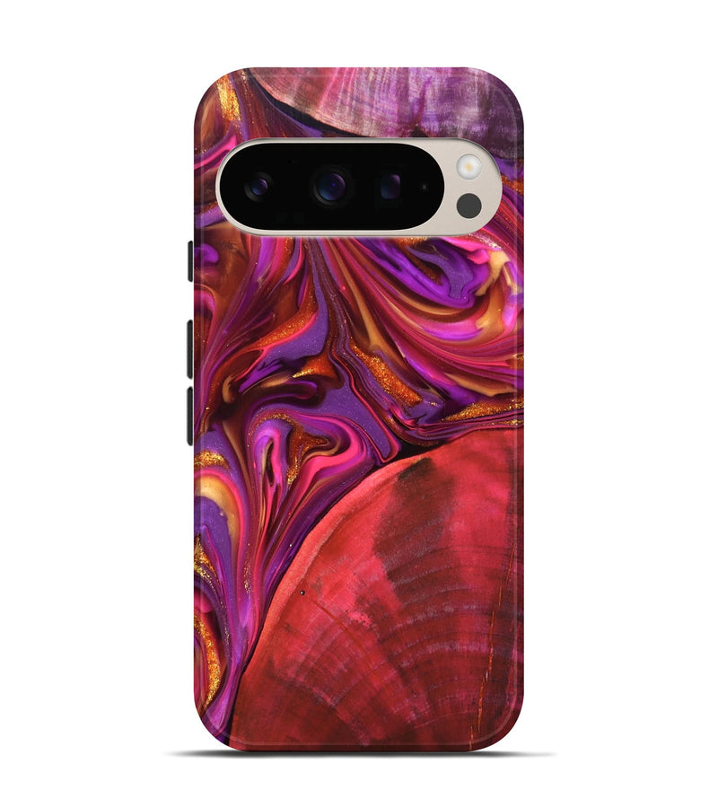 Pixel 10 Wood Live Edge Phone Case - Dane (Red, 819337)
