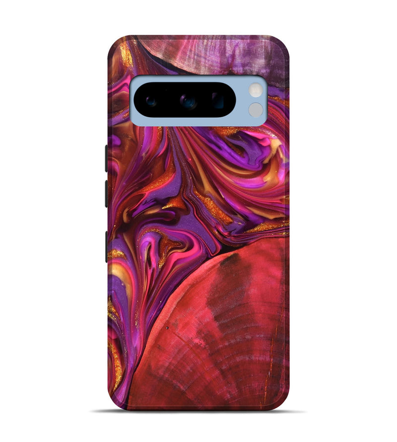 Pixel 8 Pro Wood Live Edge Phone Case - Dane (Red, 819337)