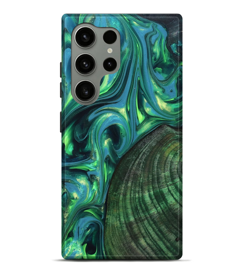 Galaxy S24 Ultra Wood Live Edge Phone Case - Gus (Neon, 819338)