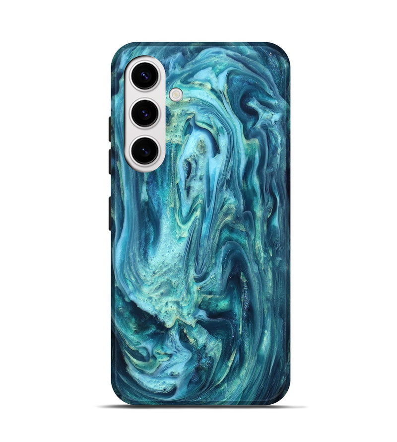 Galaxy S25 ResinArt Live Edge Phone Case - Legend (Blue, 819340)