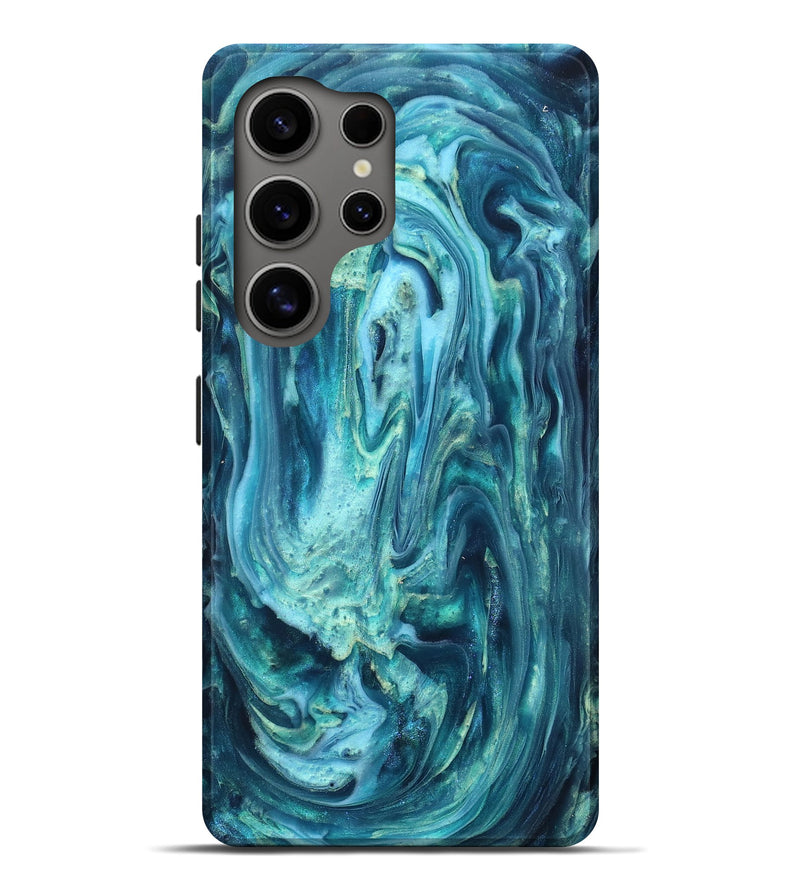 Galaxy S25 Ultra ResinArt Live Edge Phone Case - Legend (Blue, 819340)