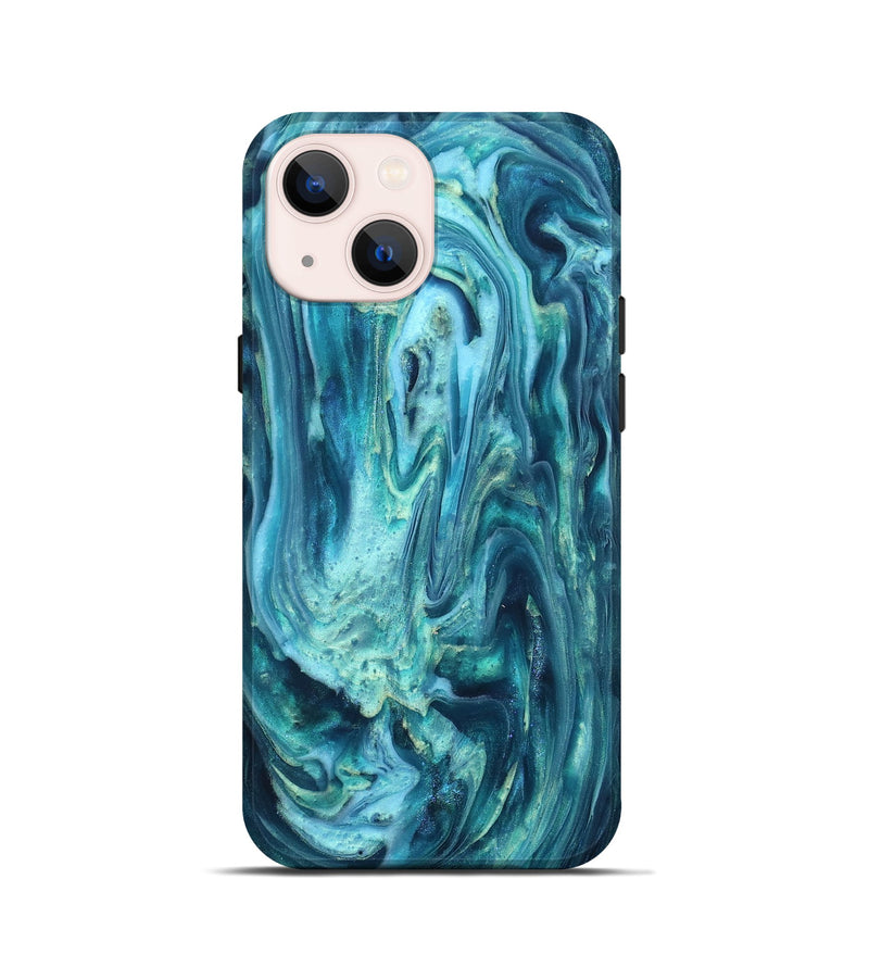 iPhone 13 mini ResinArt Live Edge Phone Case - Legend (Blue, 819340)
