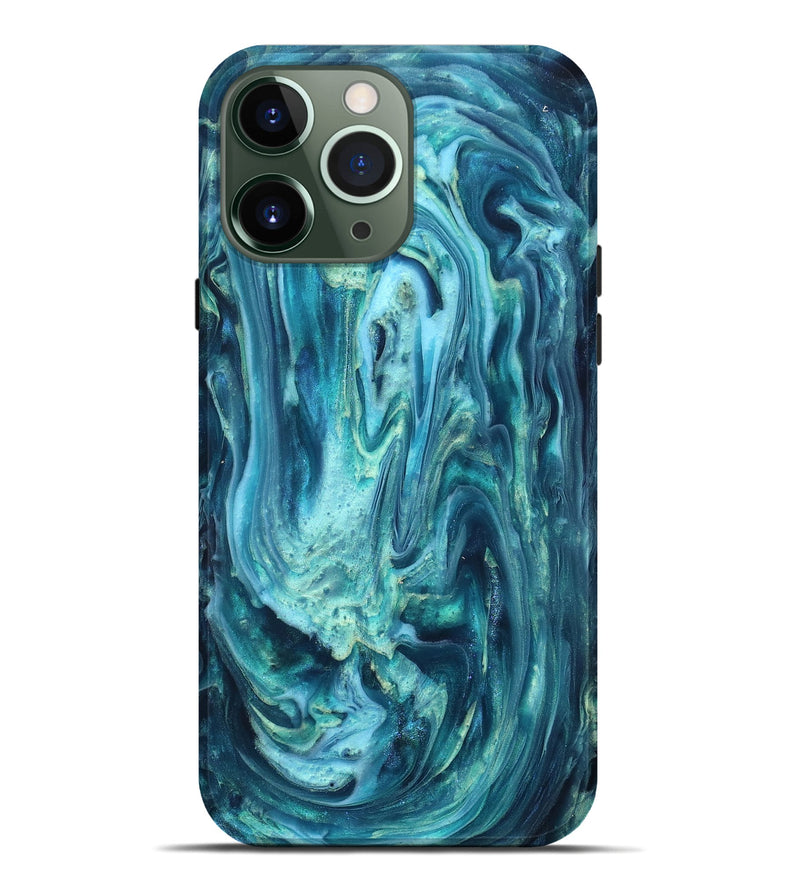 iPhone 13 Pro Max ResinArt Live Edge Phone Case - Legend (Blue, 819340)