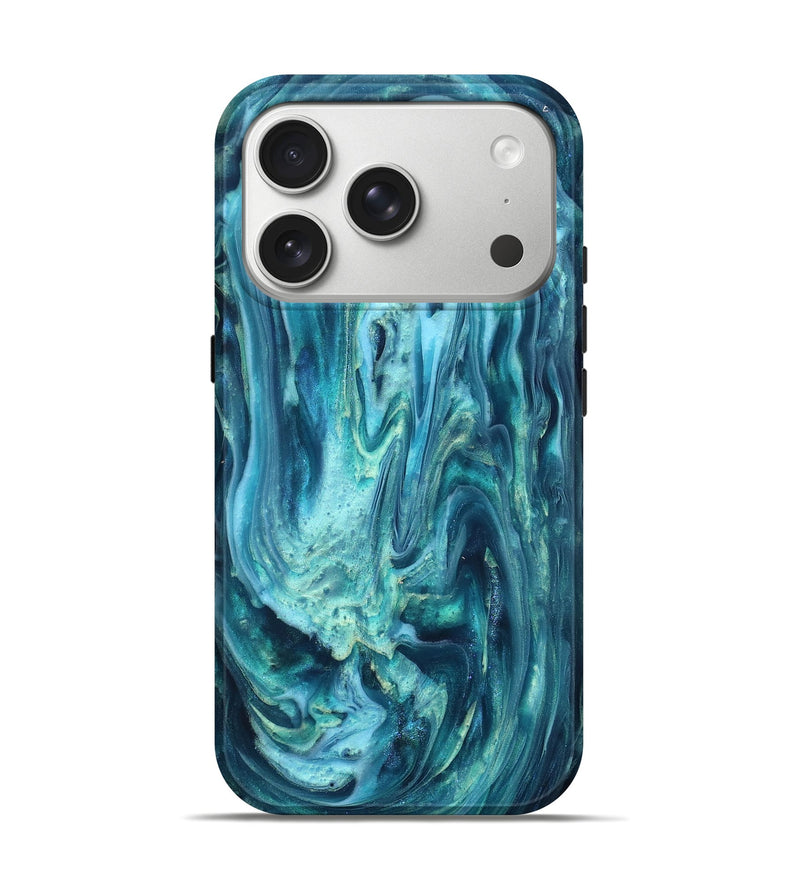 iPhone 17 Pro ResinArt Live Edge Phone Case - Legend (Blue, 819340)