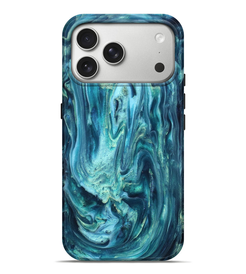 iPhone 17 Pro Max ResinArt Live Edge Phone Case - Legend (Blue, 819340)