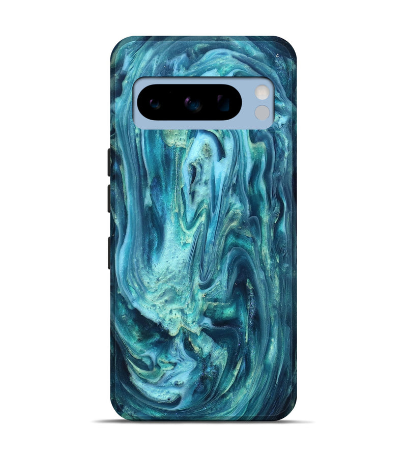Pixel 8 Pro ResinArt Live Edge Phone Case - Legend (Blue, 819340)