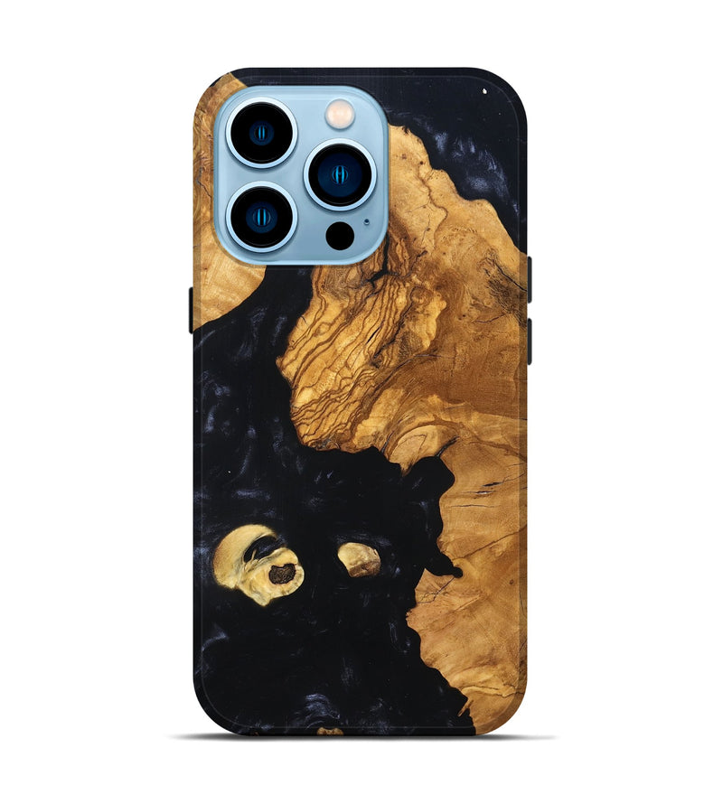 iPhone 14 Pro Wood Live Edge Phone Case - Corbett (Wood Burl, 819341)