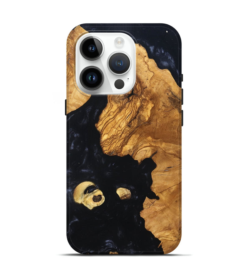 iPhone 15 Pro Wood Live Edge Phone Case - Corbett (Wood Burl, 819341)