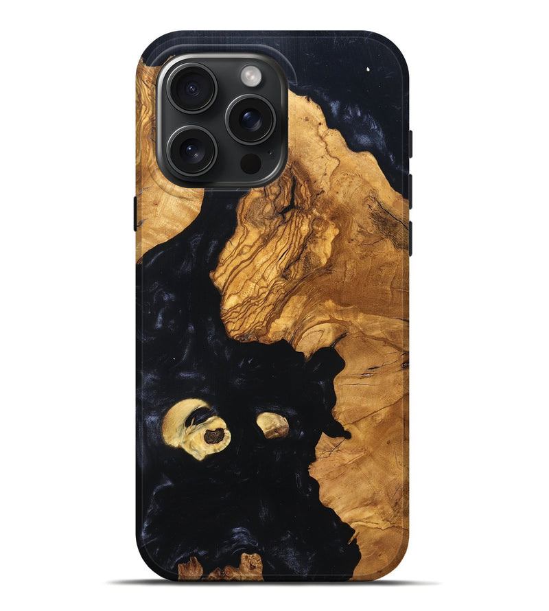iPhone 16 Pro Max Wood Live Edge Phone Case - Corbett (Wood Burl, 819341)