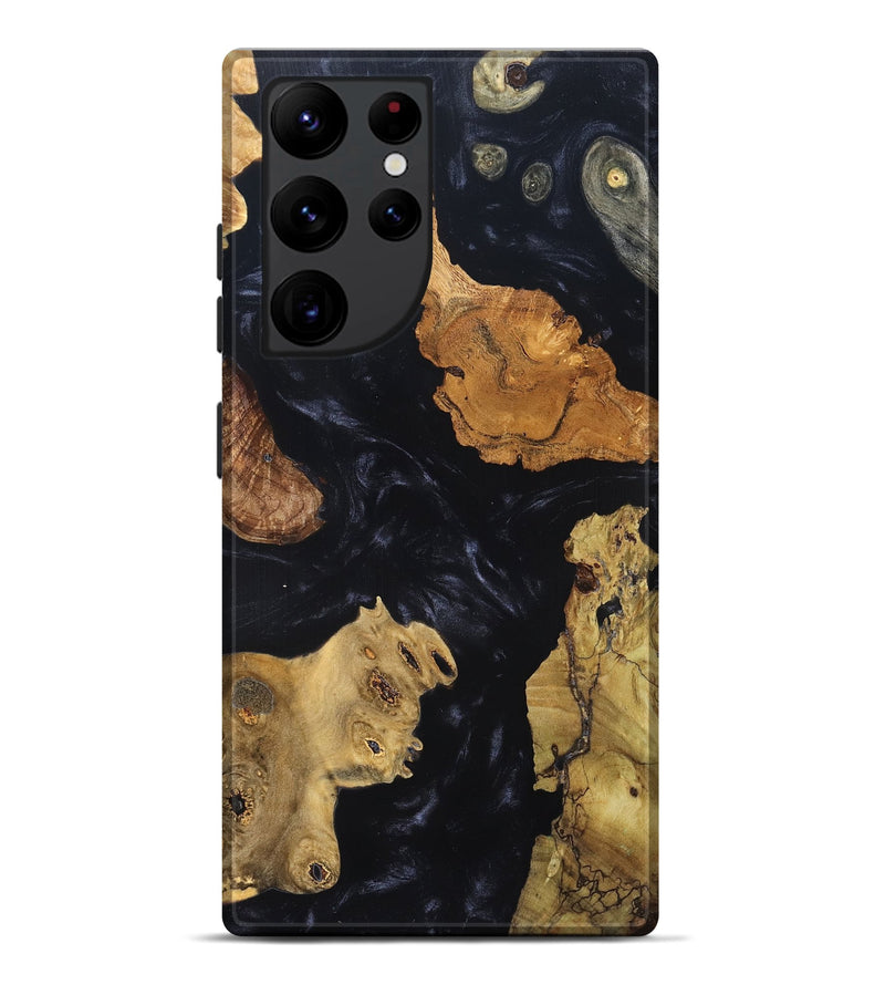 Galaxy S22 Ultra Wood Live Edge Phone Case - Karyme (Wood Burl, 819342)