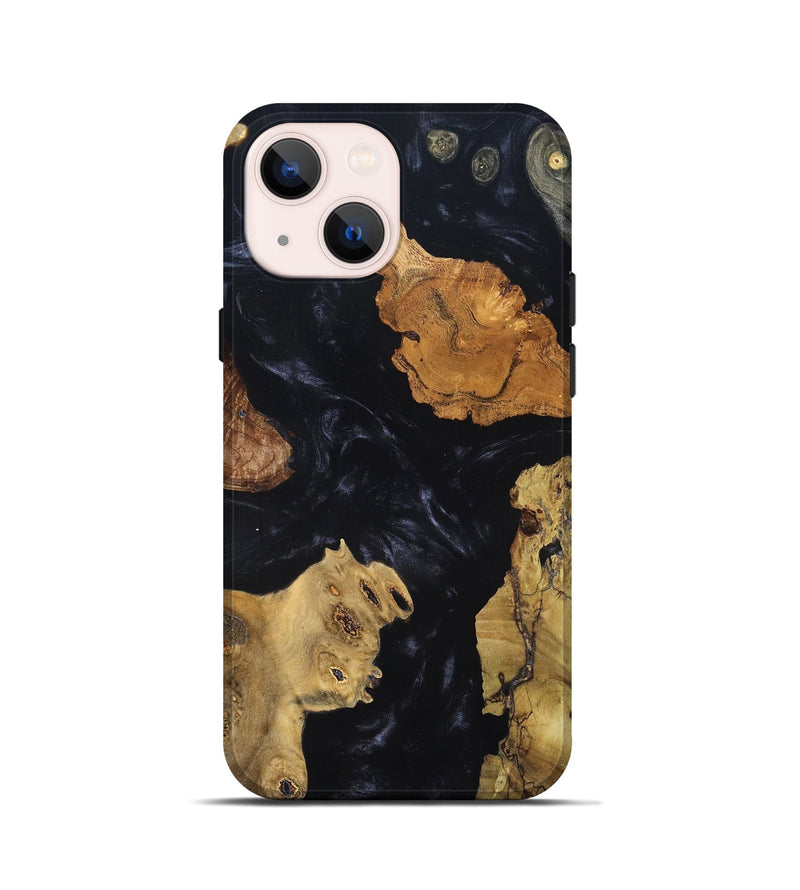 iPhone 13 mini Wood Live Edge Phone Case - Karyme (Wood Burl, 819342)