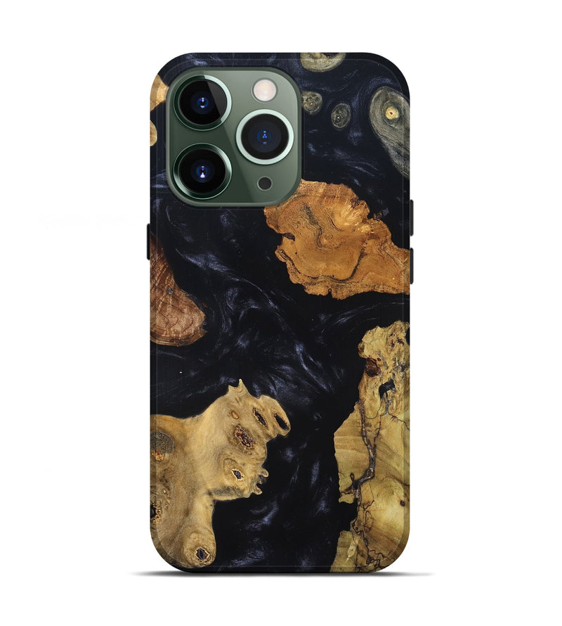 iPhone 13 Pro Wood Live Edge Phone Case - Karyme (Wood Burl, 819342)
