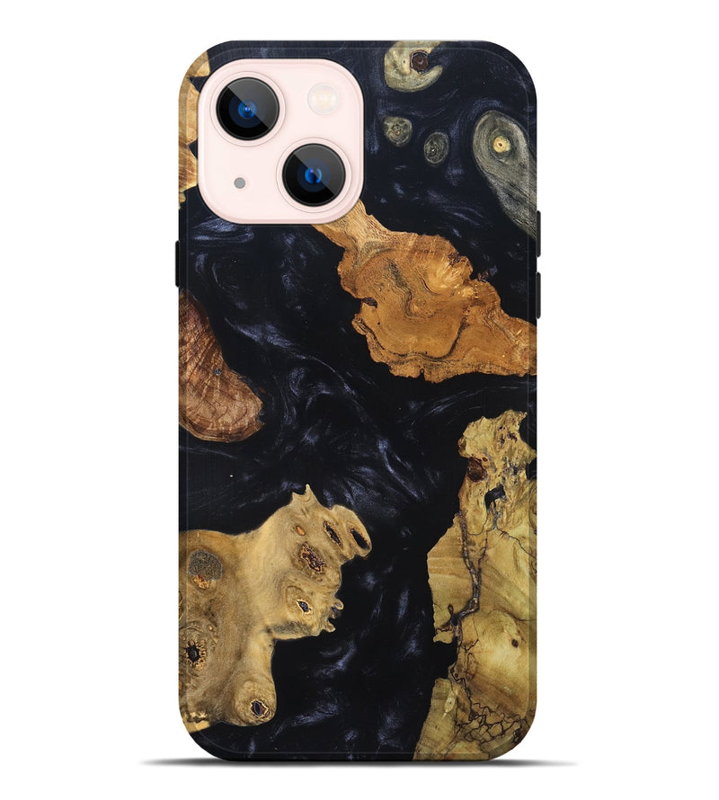iPhone 14 Plus Wood Live Edge Phone Case - Karyme (Wood Burl, 819342)