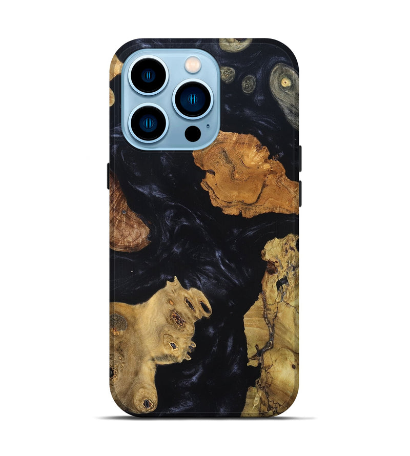 iPhone 14 Pro Wood Live Edge Phone Case - Karyme (Wood Burl, 819342)