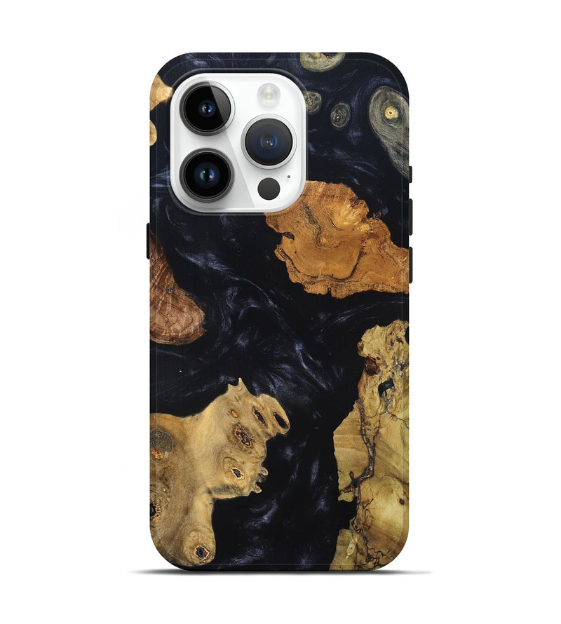iPhone 15 Pro Wood Live Edge Phone Case - Karyme (Wood Burl, 819342)
