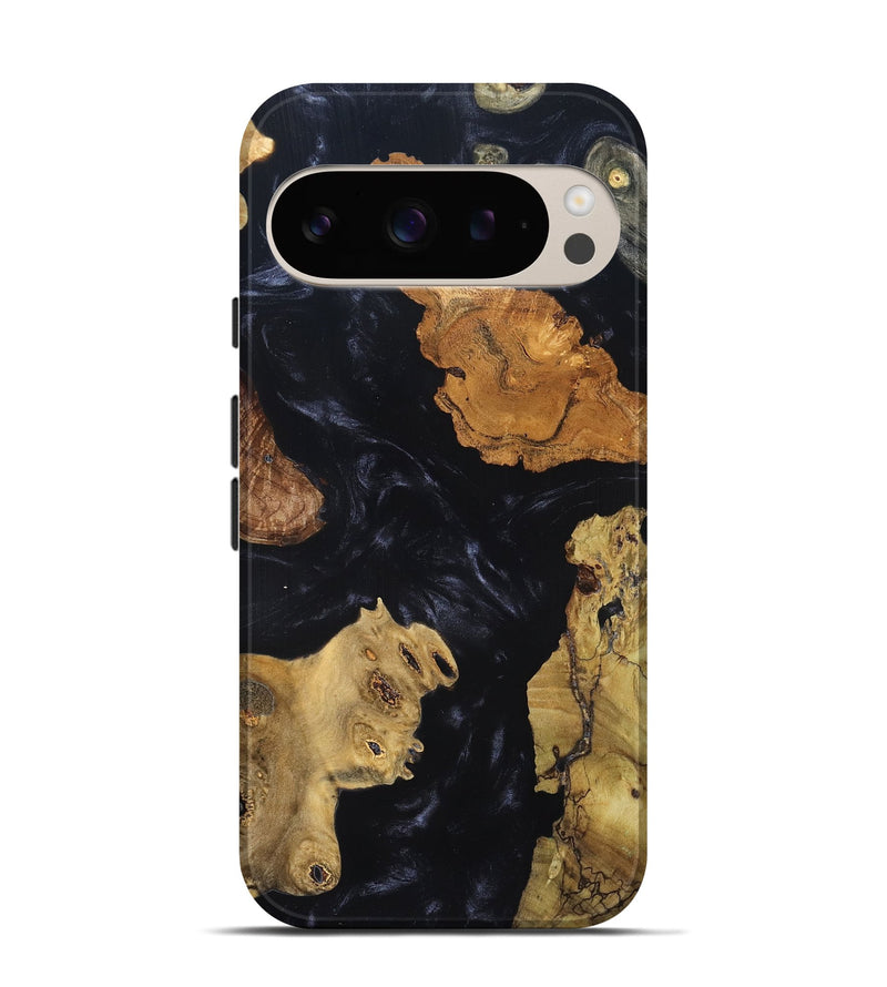 Pixel 9 Pro Wood Live Edge Phone Case - Karyme (Wood Burl, 819342)