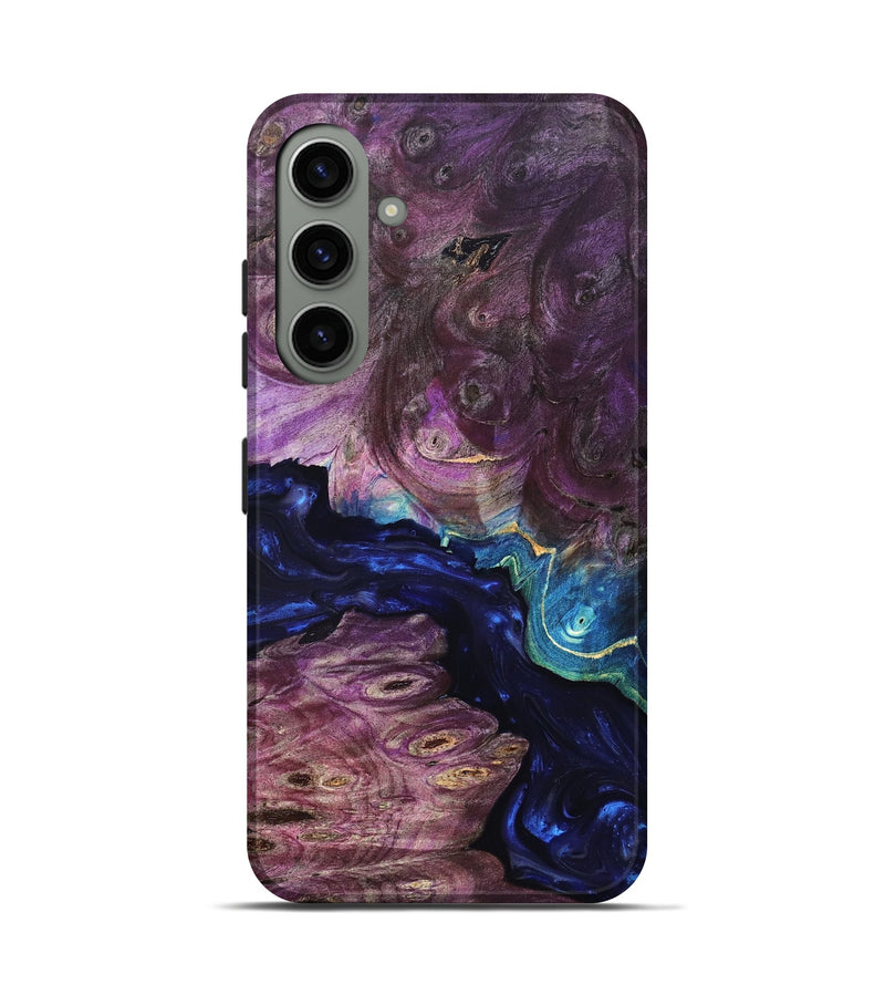 Galaxy S24 Wood Live Edge Phone Case - Tracie (Purple, 819343)