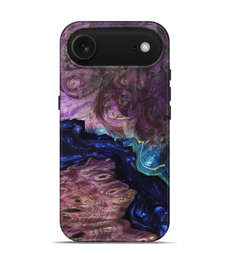 iPhone 17 Air Wood Live Edge Phone Case - Tracie (Purple, 819343)