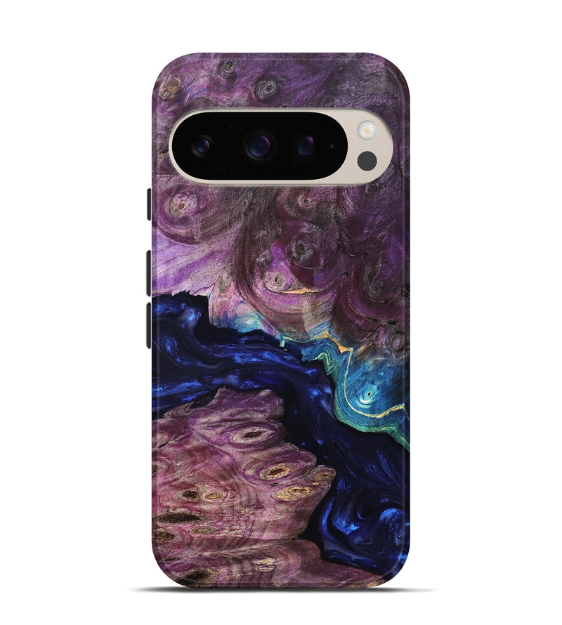 Pixel 10 Wood Live Edge Phone Case - Tracie (Purple, 819343)