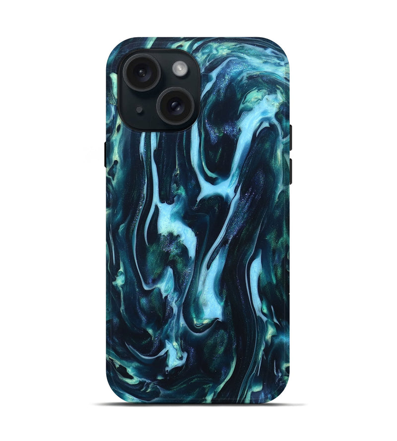 iPhone 15 ResinArt Live Edge Phone Case - Ariel (The Lab, 819346)