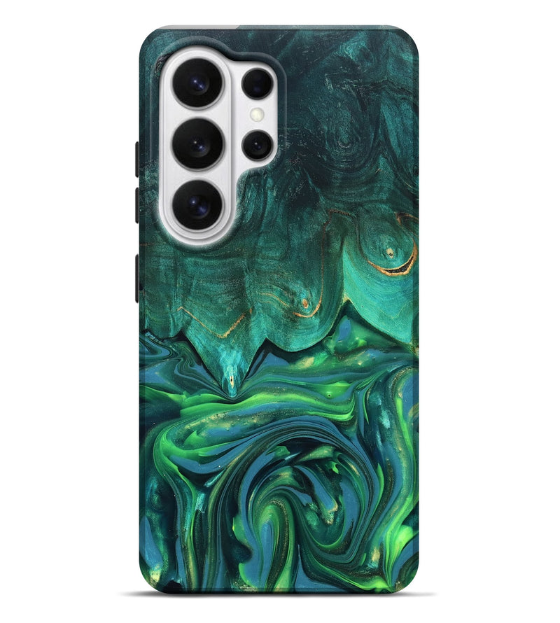 Galaxy S26 Ultra Wood Live Edge Phone Case - Zion (Green, 819347)
