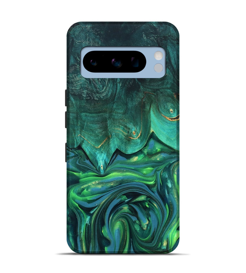 Pixel 8 Pro Wood Live Edge Phone Case - Zion (Green, 819347)