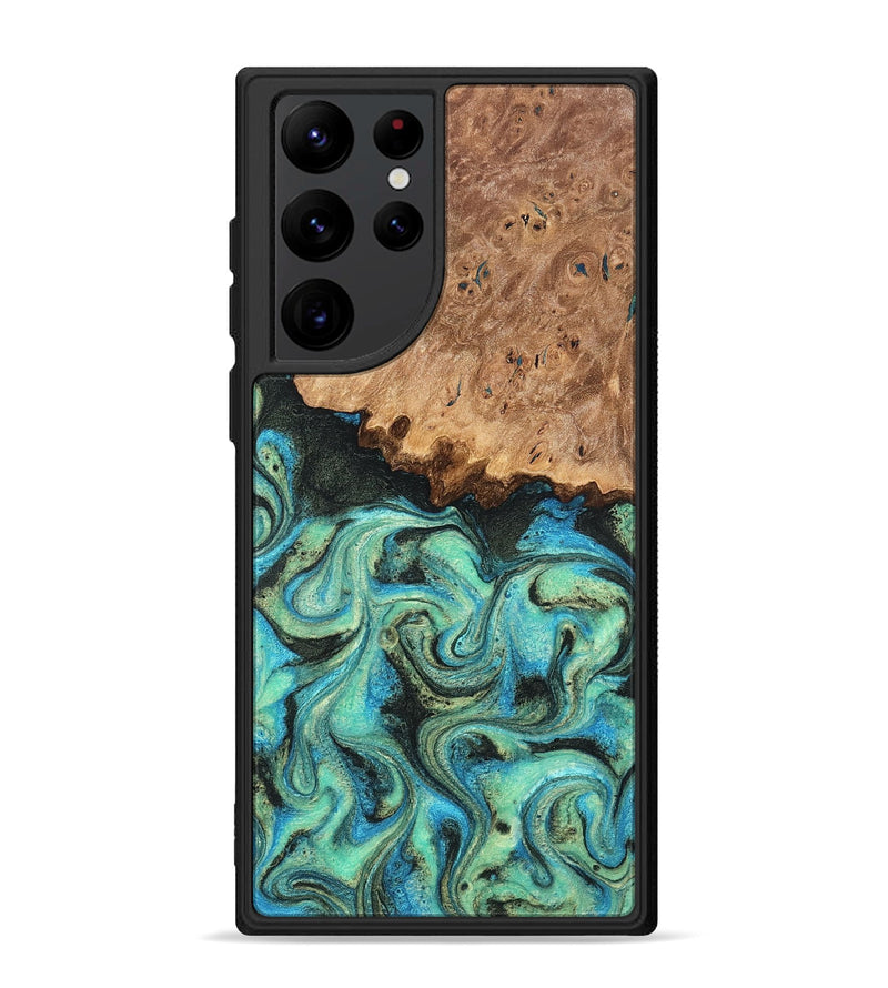 Galaxy S22 Ultra Wood Phone Case - Kaeli (Green, 819351)