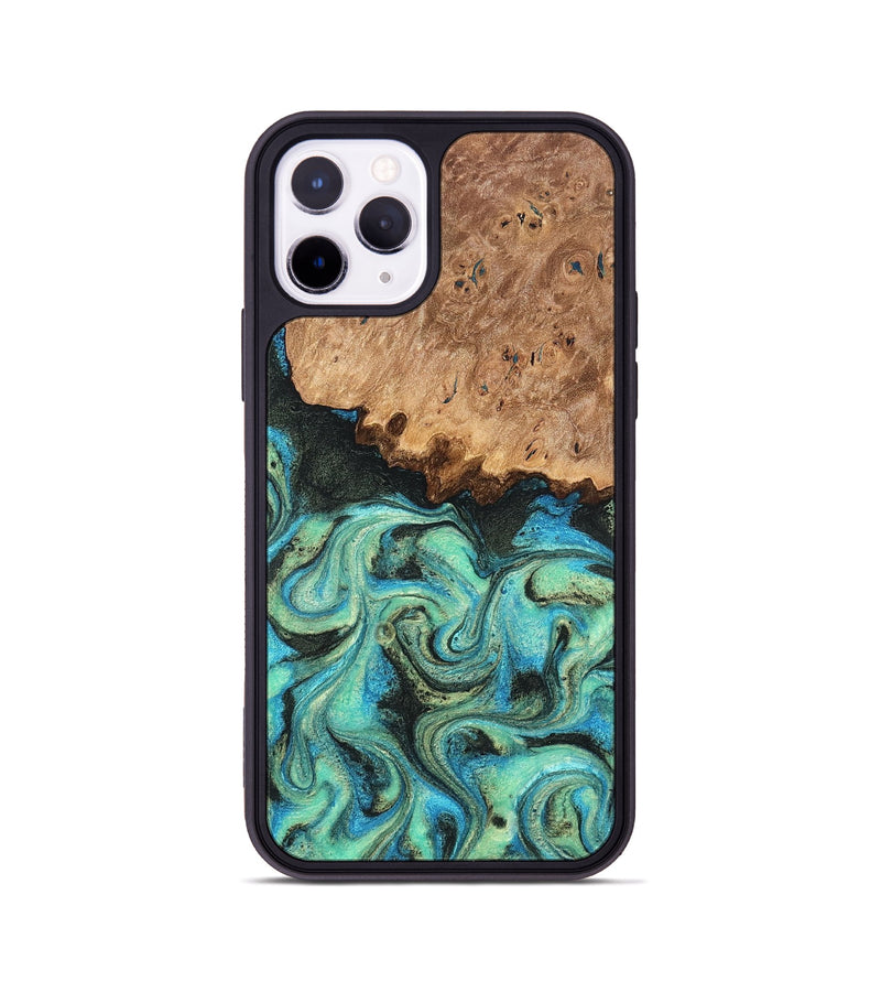 iPhone 11 Pro Wood Phone Case - Kaeli (Green, 819351)