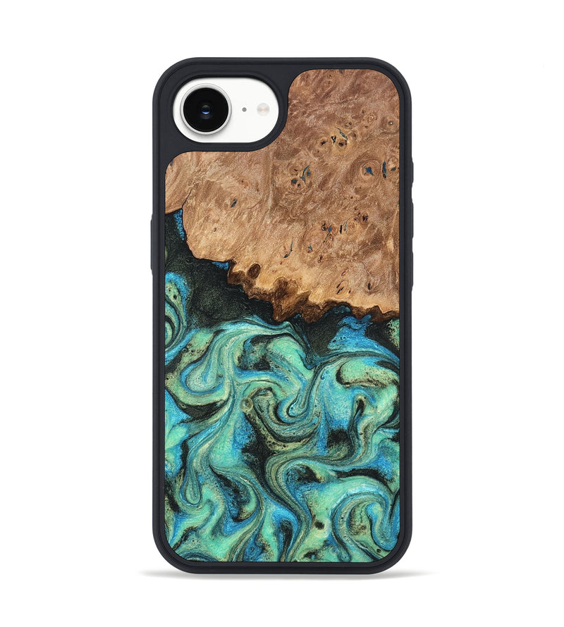 iPhone 16e Wood Phone Case - Kaeli (Green, 819351)