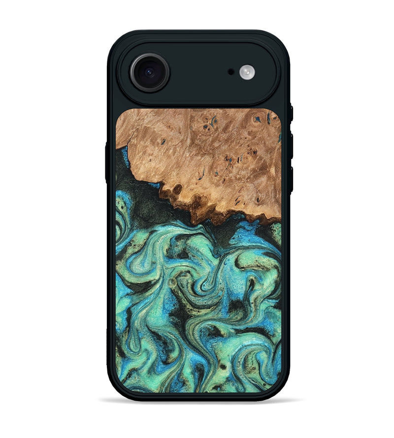 iPhone 17 Air Wood Phone Case - Kaeli (Green, 819351)