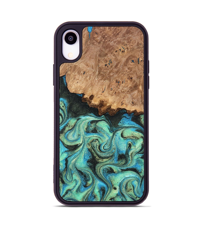 iPhone Xr Wood Phone Case - Kaeli (Green, 819351)