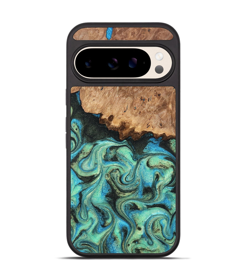Pixel 10 Wood Phone Case - Kaeli (Green, 819351)