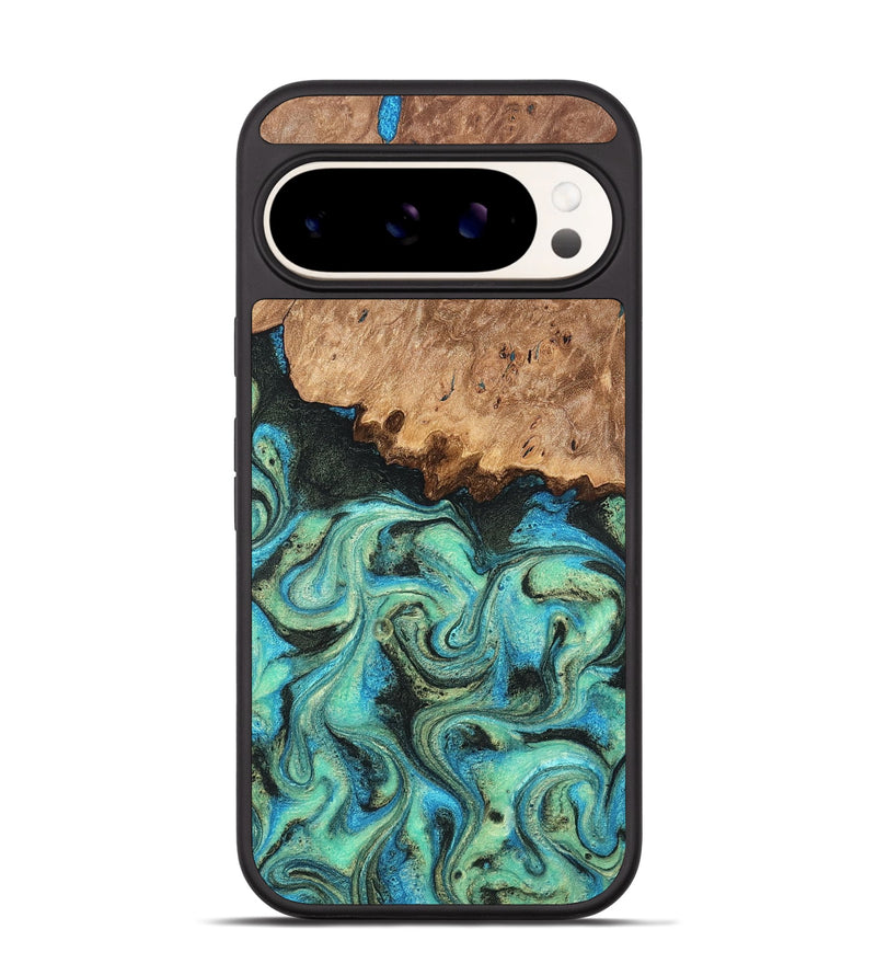 Pixel 9 Pro Wood Phone Case - Kaeli (Green, 819351)