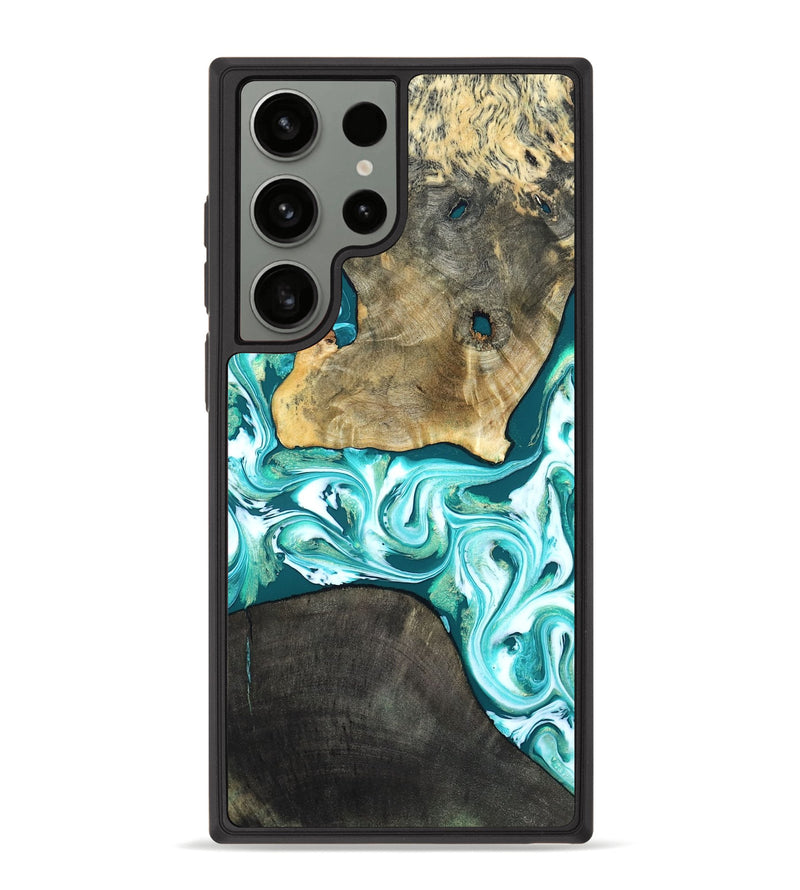 Galaxy S23 Ultra Wood Phone Case - Brooks (Green, 819352)