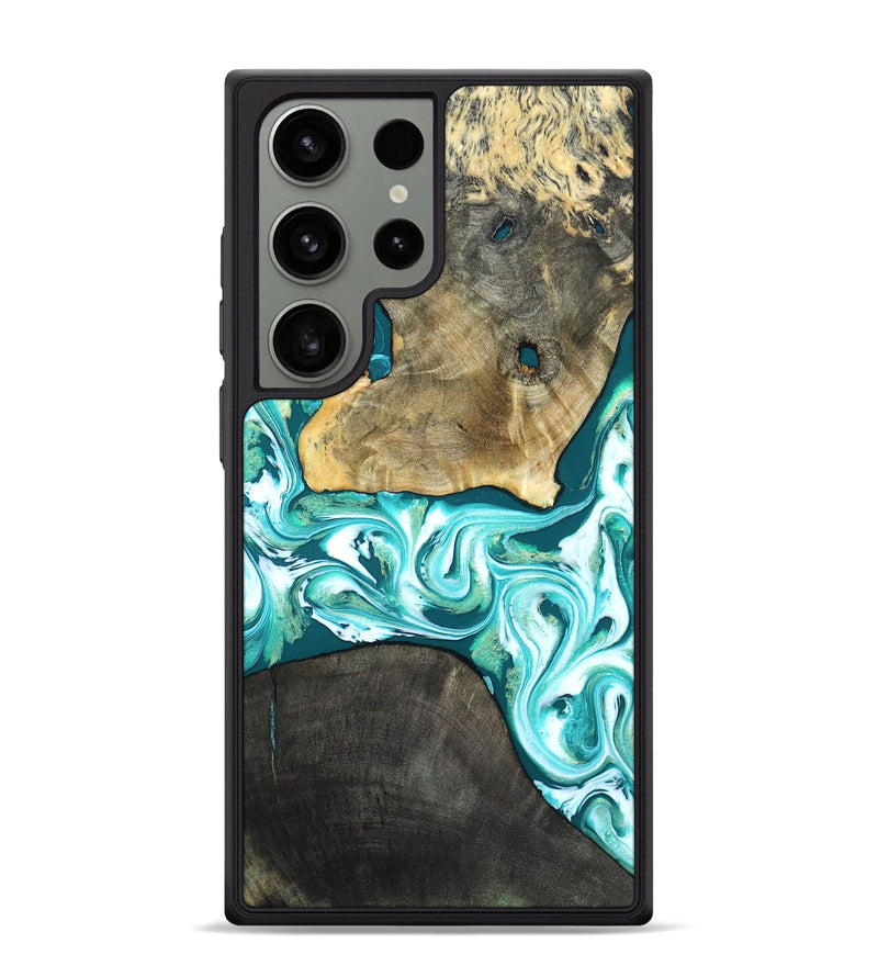 Galaxy S24 Ultra Wood Phone Case - Brooks (Green, 819352)