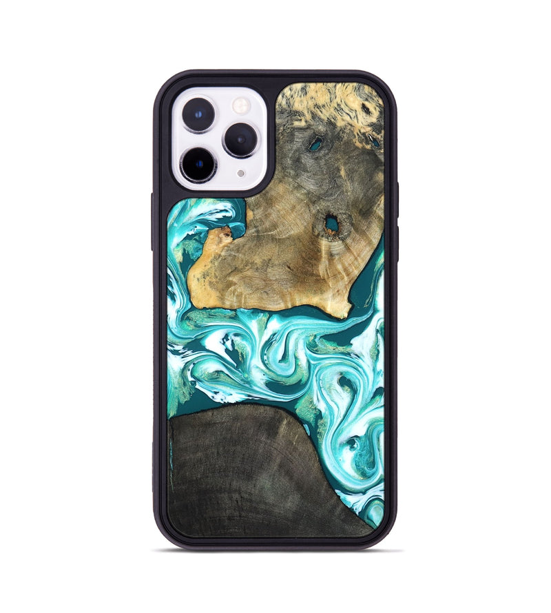 iPhone 11 Pro Wood Phone Case - Brooks (Green, 819352)