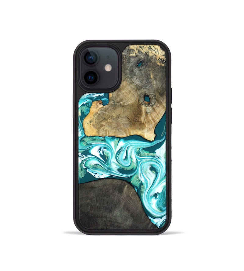 iPhone 12 mini Wood Phone Case - Brooks (Green, 819352)
