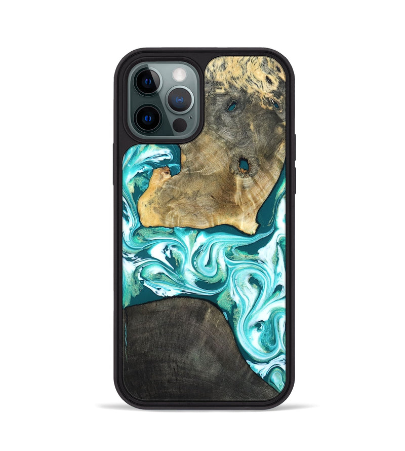iPhone 12 Pro Wood Phone Case - Brooks (Green, 819352)