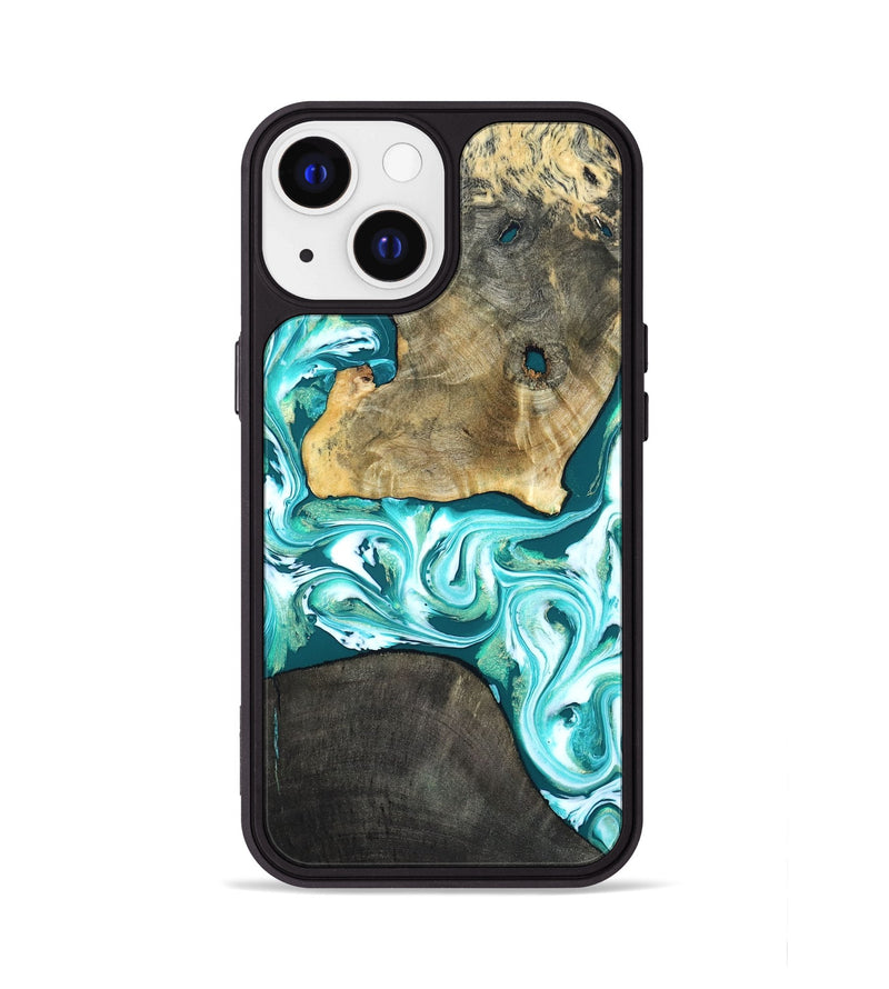 iPhone 13 Wood Phone Case - Brooks (Green, 819352)