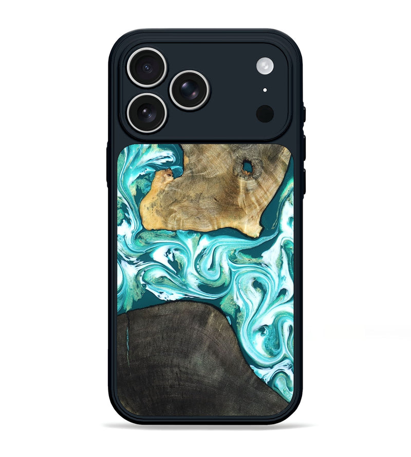 iPhone 17 Pro Max Wood Phone Case - Brooks (Green, 819352)