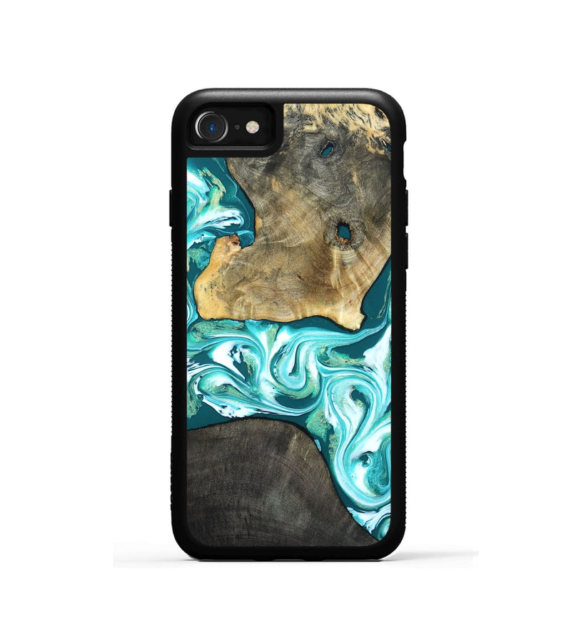 iPhone SE Wood Phone Case - Brooks (Green, 819352)